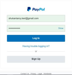 contact paypal login